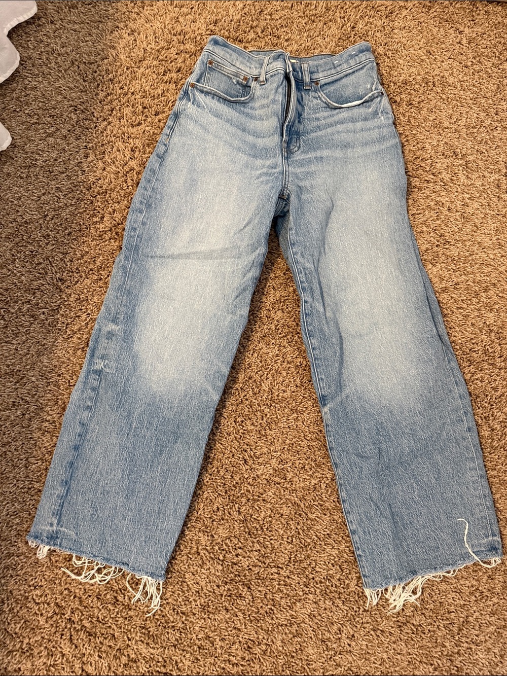 Madewell wide leg crop